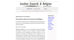 Desktop Screenshot of esotericreligion.com