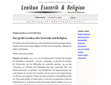 Tablet Screenshot of esotericreligion.com